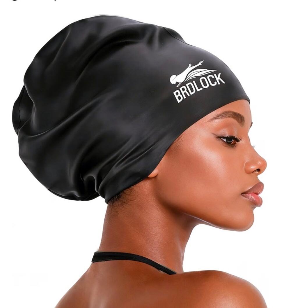 BRDLOCK Extra Long Swimming Cap Braids Weave Dreadlocks Afro Thick Curly Hair